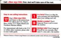 Verizon calling card, black and red