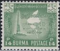 Monument and Map of Burma