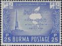 Monument and Map of Burma