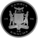 10 Kwacha (XV World Cup Soccer 1994 United States)
