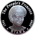 75 Kwacha (Diana - The People's Princess)