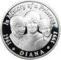 2,500 Kwacha (Diana - The People's Princess)