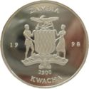 2,500 Kwacha (50th anniv. World Health Organization)