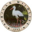 1,000 Kwacha (African Wildlife - White Stork)