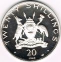 20 Shillings (Twenty - Visit of Pope Paul VI)