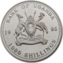 1,000 Shillings (Endangered Wildlife - White Rhinoceros)