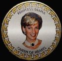 1,000 Shillings (Princess Diana - Queen of Hearts)