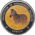 1,000 Shillings (Endangered Wildlife - Plains zebra)