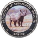 2,000 Shillings (Endangered Wildlife - White Rhinoceros)