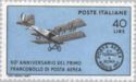 Air "Pomilio PC 1" that carried the first airmail in the wor