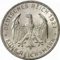 5 Reichsmark (450th Anniversary-University of Tubingen - F)