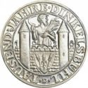 3 Reichsmark (1000th Anniver. - Founding of Dinkelsbuhl - D)