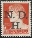 Italian Stamps Handstamped N.D.H.