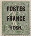 Semeuse Postes PARIS 1921