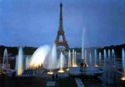 The Eiffel Tower at night