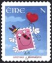 Cartoon Stamp and Heart
