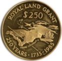 250 Dollars (250th Anniversary - Royal Land Grant)