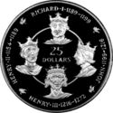 25 Dollars (Plantagenet I Henry II - Richard I - John - H. 