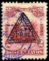 Definitives with triangle and UPU overprint