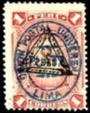 Definitives with triangle and UPU overprint