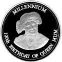 1,000 Kwacha (100th Birthday of Queen Mother)