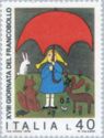 18th Stamp Day - Girl with Animals