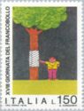 18th Stamp Day - Boy Caring for a Tree