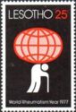 Man with Cane, Man and globe
