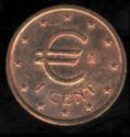 1 Cent Ecu (Euro en Prueba)