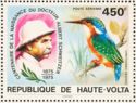 Albert Schweitzer and Malachite Kingfisher (Corythornis cris