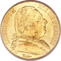 20 Francs (Louis XVIII - A - Paris)