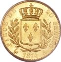 20 Francs (Louis XVIII - A - Paris)