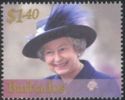 Queen Elizabeth in purple feathered hat