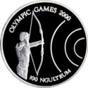 100 Ngultrum (XXVII Sum. Olym. Gam. Sydney - Archery)