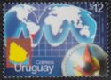 Uruguay on world map