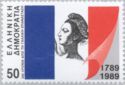 200 Years French Revolution - French Flag and 'Liberte'