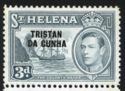 "TRISTAN DA CUNHA" Overprinted