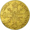 1 Louis d'or (Louis XIV - L - Bayonne)