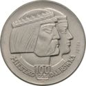 100 Złotych (PRÓBA) (Mieszko and Dąbrówka)