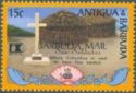 Memorial Cross and Huts, San Salvador - Overprinted