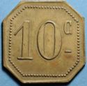 10 Centimes (Béziers (Hérault) – Grand café glacier / Humarau)