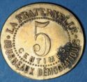 5 Centimes (Béziers (Hérault) – La Fraternelle / Fourneaux démocratiques)