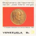 Bolivar-Vargas Commemorative Medal, 1955, 6th Natl. Medical 