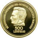 500 Lempiras (General Francisco Morazan)