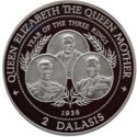 2 Dalasis (Queen Elizabeth the Queen Mother 1936)