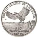 10 Dollars (Eagle in flight over Heartland)