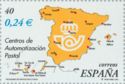 Map of Spanish Automated Postal Centres