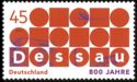 800th. Anniversary of Dessau