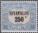 Official Stamp, triangular punching