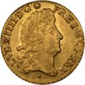 1 Louis d'or (Louis XIV. Older head - & - Aix)